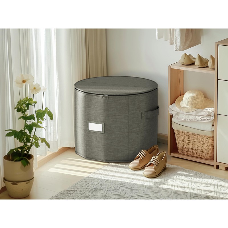 Vailando Shoe Organizer for Closet - Cylindrical Shoe Storage Organizer