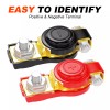 APLJZHZQ 2PCS Car Battery Cable Terminal Connectors Clamp Quick Release