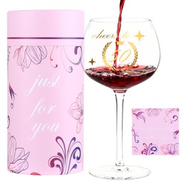 16 oz Wine Glass 50th Birthday Gifts for Women