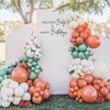 155 Pcs Fall Balloons Garland Kit for Autumn Party Decorations,Orange