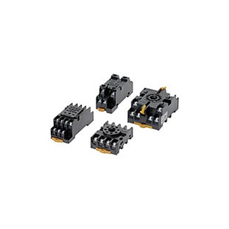 Omron PTF14A Track/Surface Mount Socket, For Use With LY4 Series