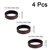 ANNEFIT Watch Bands Keeper, 4PCS Leather Watch Straps Replacement Loops