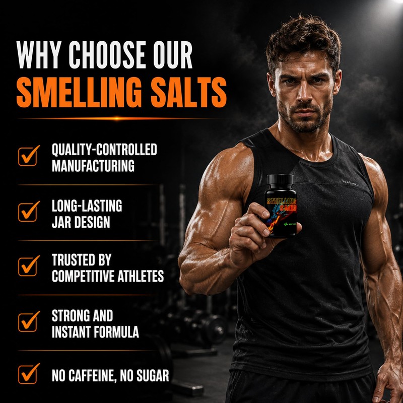 Smelling Salts Wake Up for Athletes Powerlifting 1 OZ Mint