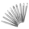10pcs M3.5x0.6 Screw Tap Straight Flute HighSpeed Steel High Hardness