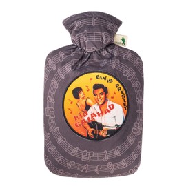 Hugo Frosch Elvis Presley Classic Hot Water Bottle 1.8 Litre Nicki Cover