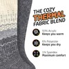 HOT FEET Thermal Socks for Men, Extreme Cold Weather, 2/4