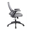 Height Adjustable Arms Mid-Back Mesh Task Office Chair, 25" W