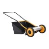 14" 2-IN-1 Adjustable Lawn Mower Hand Push Lawn Mower W/
