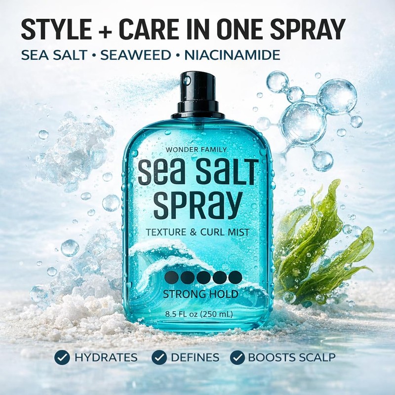 Sea Salt Spray for Hair – Texturizing Spray & Volume