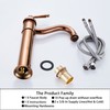 GGStudy Tall Body Single Handle One Hole Bathroom Vessel Sink