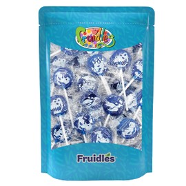 Fruidles Dinosaur Tattoo Lollipop Suckers Candy, Great for Goody Party Bag Fillers, Individually Wrapped (Half-Pound)