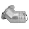 Angled Boat Deck Fill Cap 316 Stainless Steel Marine Deck
