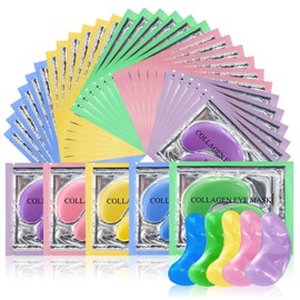 Under Eye Gel Patches, 35 Pairs Under Eye Masks Skincare, Multi-Color Pack Collagen eye Patches, Vegan Cruelty Free Moisturizing eye patches for Dark Circles Undereye Bags & Puffiness Gifts for Women