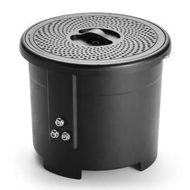 Airthereal Spare Bucket and Lid for R500 Revive Electric Kitchen Composter (Black)