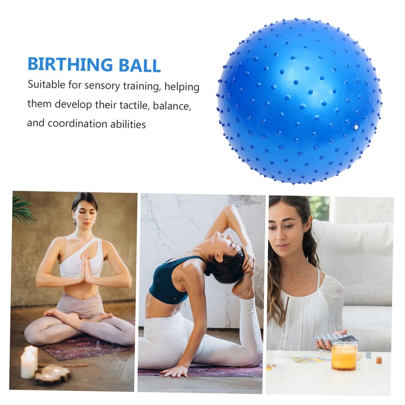 SUPVOX Multi Use Spiky Yoga Ball Exercise and for Pregnant
