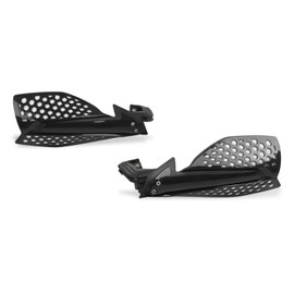 Worldmotop - Protector de mano para motocicleta, de 7/8 pulgadas, 22 mm, repuesto universal para Yamaha Kawasaki, Suzuki, Honda, todoterreno, ATV, Dirt Bike Motocross (negro y negro)