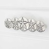 Costello Coastal - Sand Dollar Drawer Pull (Horizontal) - Pewter