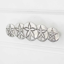 Costello Coastal - Sand Dollar Drawer Pull (Horizontal) - Pewter Collection Hardware