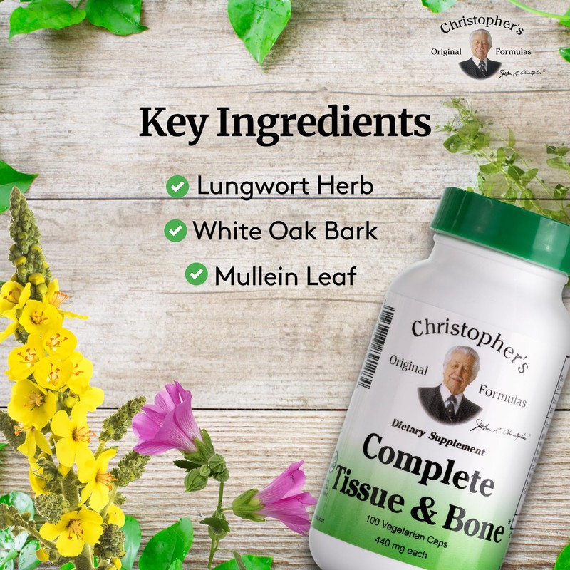 Christopher's Original Formulas Complete Tissue & Bone Formula – 100