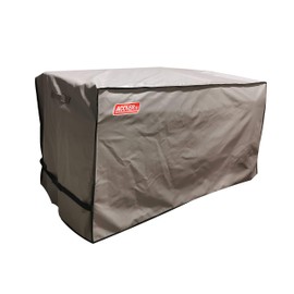 XL Storage Box Cover with Straps and Handles, 100%Waterproof Heavy Duty Outdoor Furniture Cover for Keter, Suncast, Lifetime Storage Box (Deck Box Cover, 63"(L) 26"(D) 28.3"(H))
