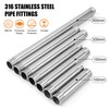 Stainless Steel Pipe Fittings, 2 Pieces 200 mm 1/2 Inch
