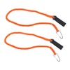 2pcs Kayak Paddle Leashes Stretchable Safety Canoe Paddle Leash Kayak