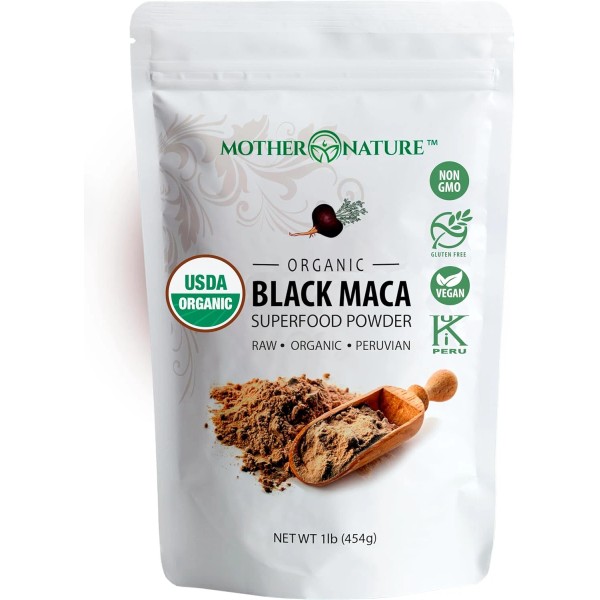 Does not apply Organic, Raw Peruvian Black Maca Root Powder