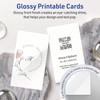 Avery Printable Rectangle Business Cards, Sure Feed Technology, 2" x