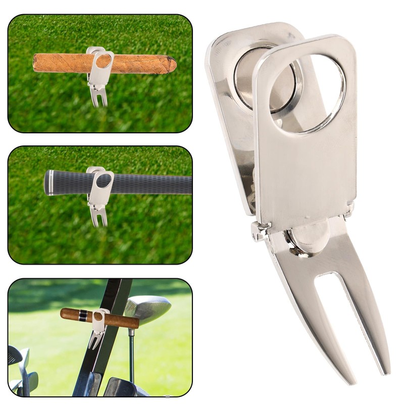 lasuroa Magnetic Golf Holder, Multi Golf Divot Repair Tool, Portable