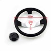 DDBESSIC Go Kart Steering Kit, 640mm Front Steering Wheel Gear