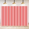 7x5ft Red and White Striped Backdrop Movie Themed Red Striped