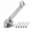 6PCS Replacement Zipper Pulls, Silver No.8 Luggage Zipper Pull Replacement