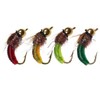 Qievcrme Fly Fishing Flies Assortment Kit-40/72/102pcs Fly Fishing Lures with