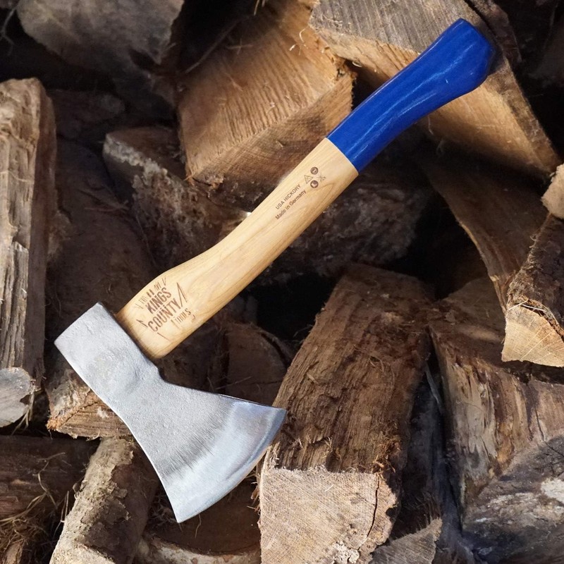 Kings County Tools Small Camping and Hiking Axe, Split Fireplace