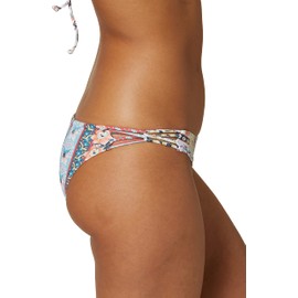 O'NEILL Bikini de tirantes laterales para mujer, Multi Coco/Kaanapali Coco M, XL