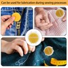 2PCS Beeswax Thread Conditioner Beeswax for Thread with Plastic Box