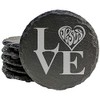 Faith and Hope: Laser Etched Heart of the Home: Love