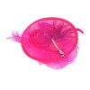 Women Feather Fascinator Hat Flower Pillbox Hat Wedding Bridal Headdress