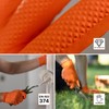 Progrip Orange Disposable Gloves, Extra Strong, Nitrile Gloves, M, 2