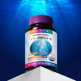 Holidays rTG Altige Omega 3 90 capsules 1 bottle (3 months supply) / 홀리데이즈 rTG 알티지 오메가3 90캡슐 1병 (3개월분)