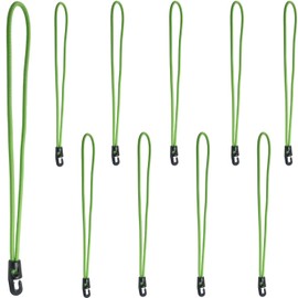 DGZZI 10PCS Elastic Mini Rope Luggage Latex Strapping with Elastic Cord with Hook Heavy Duty Bungee Cord 10.6inch Bicycle Motorcycle Latex Strapping for Outdoor Biking Camping Pulling