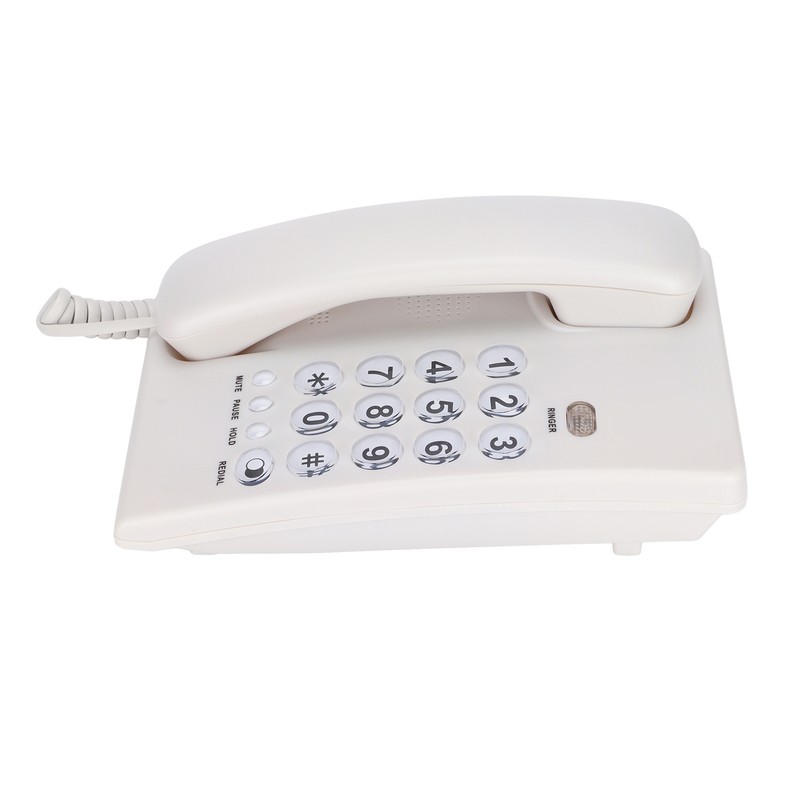 KXT504 Desktop Corded Telephone Multifunctional Large Button Landline Phone for