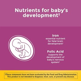 Nature Made Nature Made Prenatal Multivitamin with Folic Acid, Prenatal Vitamin and Mineral Supplement for Daily Nutritional Support, 250 Tablets, 250 Day Supply