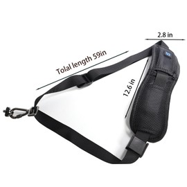 DSLR Camera Shoulder Strap, Camera Shock Absorbing Strap, Shoulder Decompression Shoulder Strap Carrier, Black, 9.53x6.97x2.05