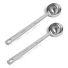 2-piece stainless steel tablespoon measure spoon, coffee scoop 1 tablespoon,