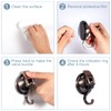 Apkhgtb Suction Cup Hooks for Shower, Bathroom, Kitchen, Glass Door,