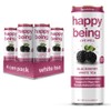 Happy Being Sparkling Nutrient-Rich Blackberry Citrus White Tea – Infused