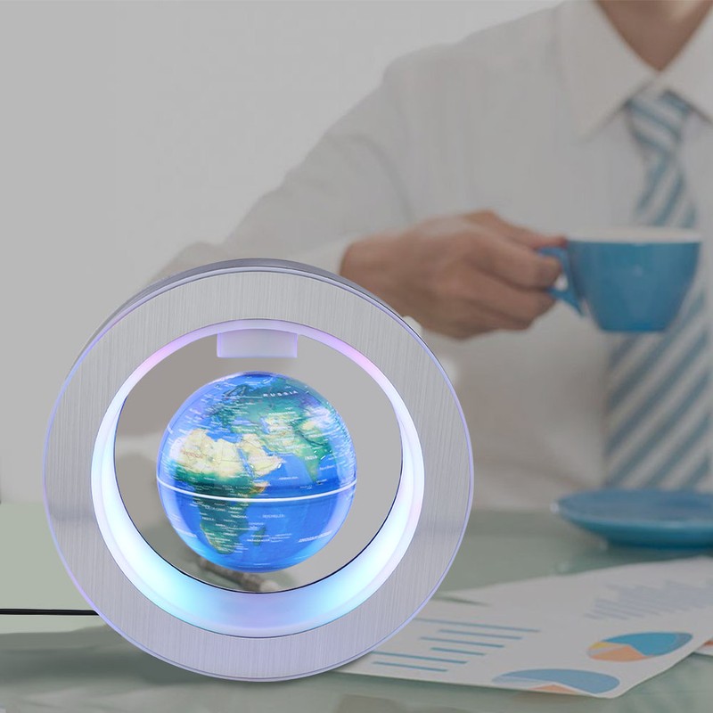 Levitating Globe Floating Globe With LED Lights Magnetic Field Levitation