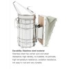 Stainless Steel Bee Hive Smoker with Heat Shield – Professional