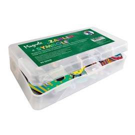 Ursus 43110099 Magnets Numbers & Symbols, 90 Pieces in a Plastic Tin, in Various Designs and Sizes from 1.5 x 4.4 cm, Numbers and Rake Symbols, Ideal as a Gift for School